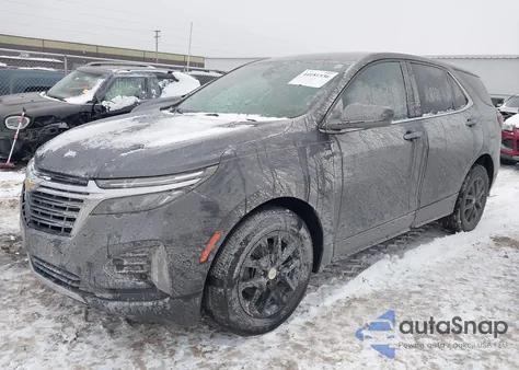 2022 Chevrolet Equinox Fwd Lt из США, поврежденный, VIN 2GNAXKEV0N6145741
